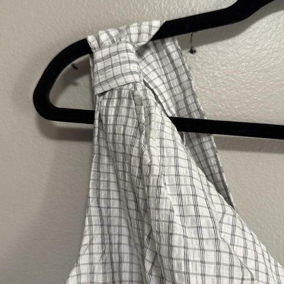 White Asymmetrical Ruched One-Shoulder Dress - Picture 2 of 5